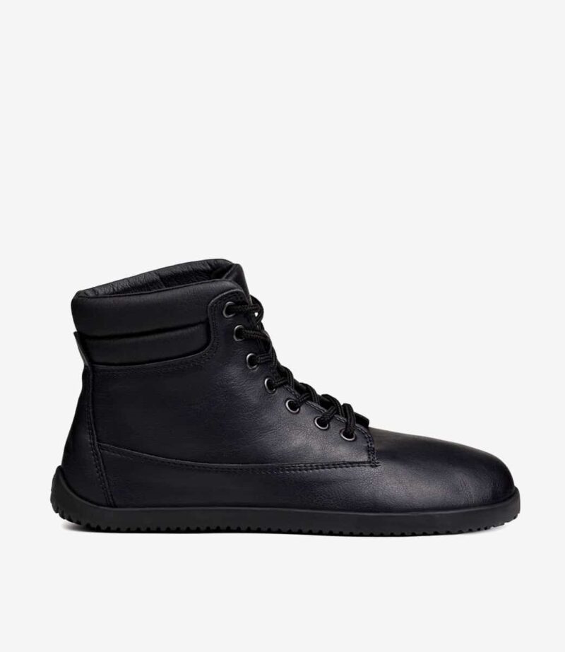 Ahinsa Shuma Fall/Winter barefoot Boots- Black