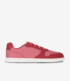 Be Lenka Miami barfodssko i pink og mørkerød, minimalistiske sneakers med lav top, hvid sål og bred tåboks.